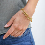 BRACCIALE ELASTICO MINI STELLE CIONDOLO