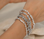 Bracciale stella marina inciso