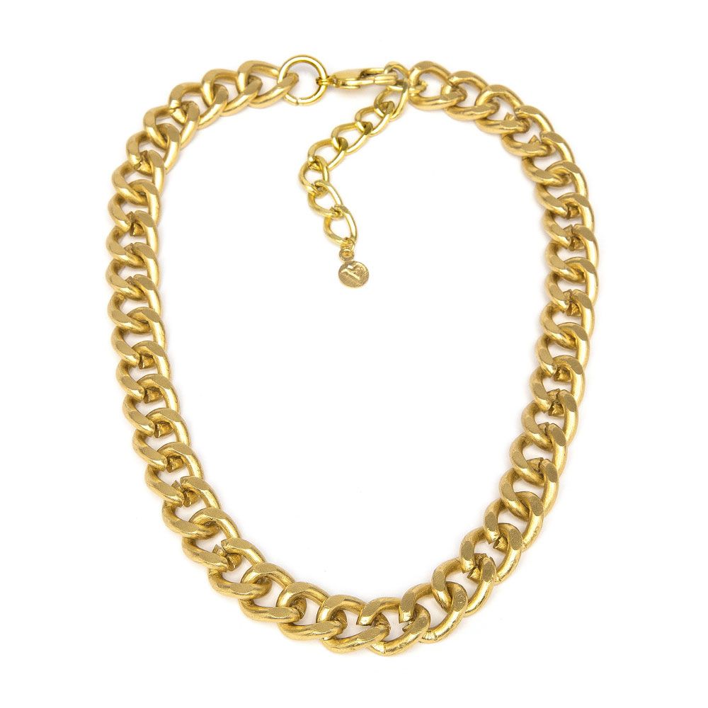 COLLANA CATENE PIATTA