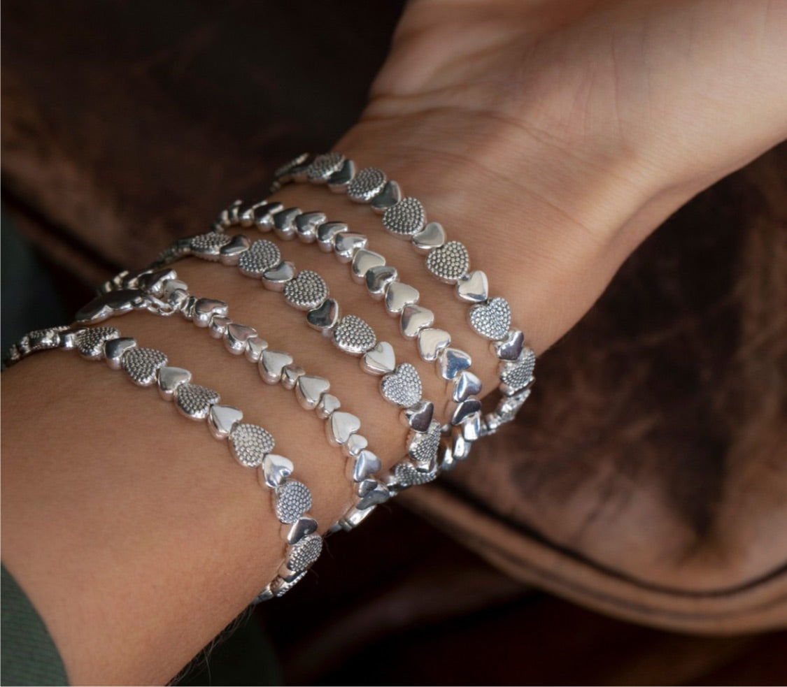 Bracciale cuore mix